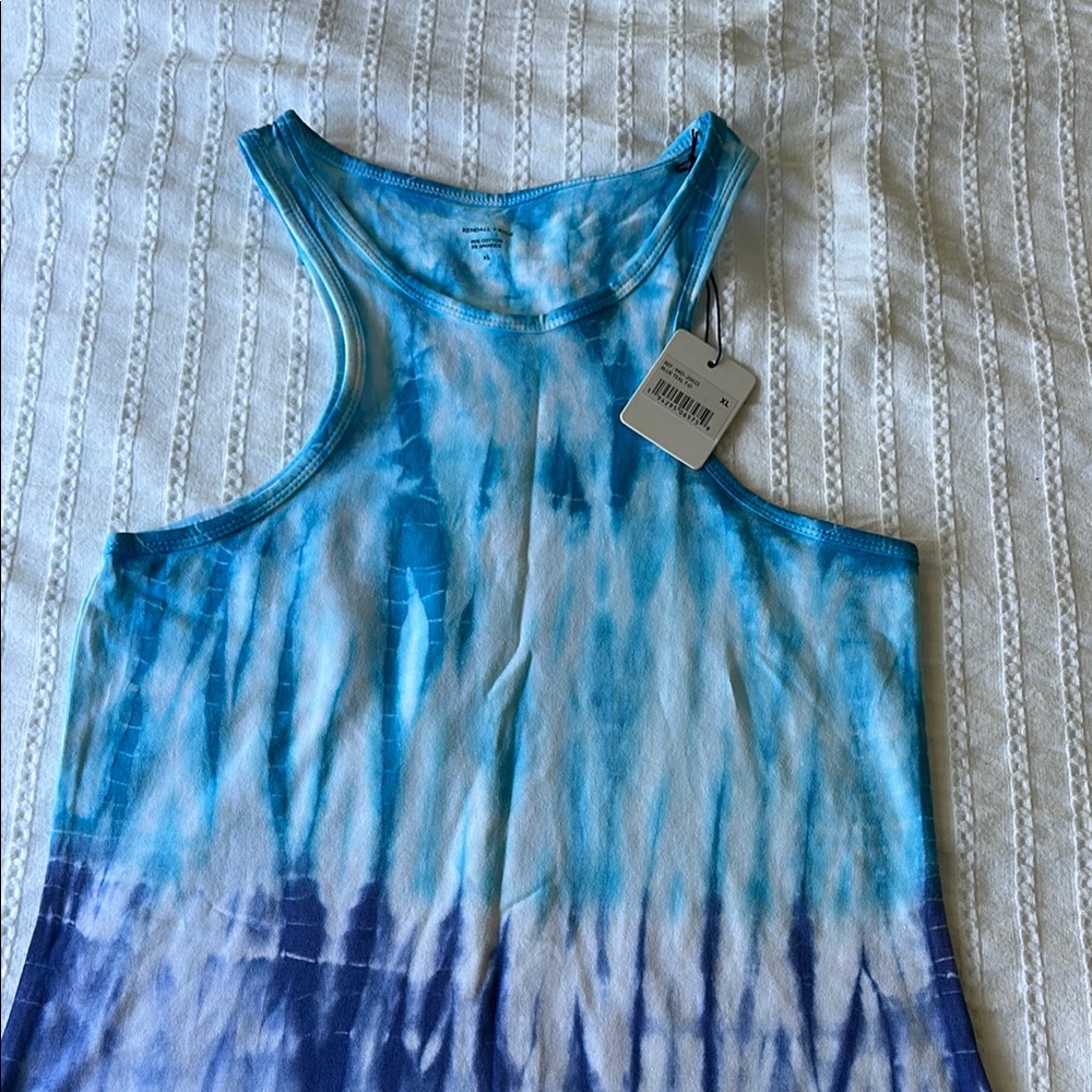 Kendall & Kylie Blue Sleeveless Mini Dress